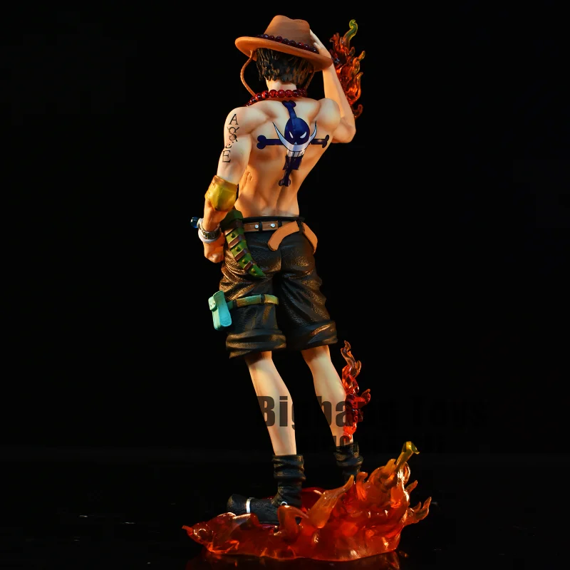 23cm Anime One Piece Figure Ace Figure PVC Collectible Statue Model Toys Gifts
