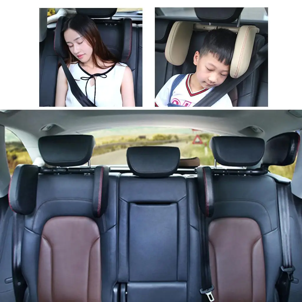 Car Shape Neck Seat Memory Foam Headrest For Kids Adults Children