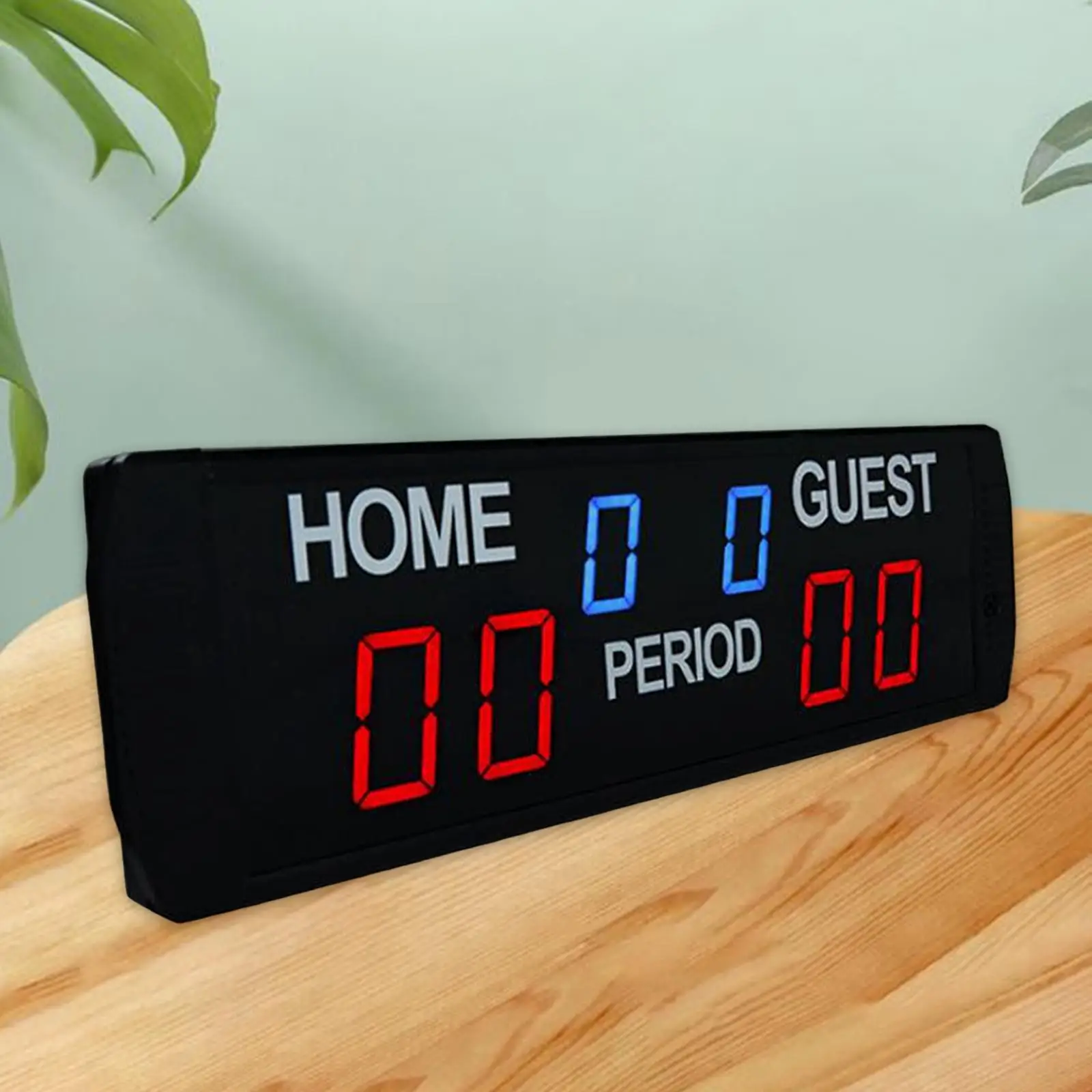 LED Scoreboard Clock Electronic Wall Mount for Games Basketball Indoor Hockey Scores