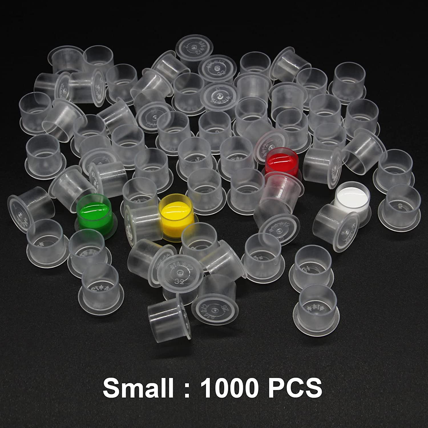 Best of 1000Pcs Tattoo Ink Cups Disposable Tattoo Pigment Caps Cups Small 11MM Permanent Makeup Pigment Container Ink Caps For Tattooing Reviews & Tips