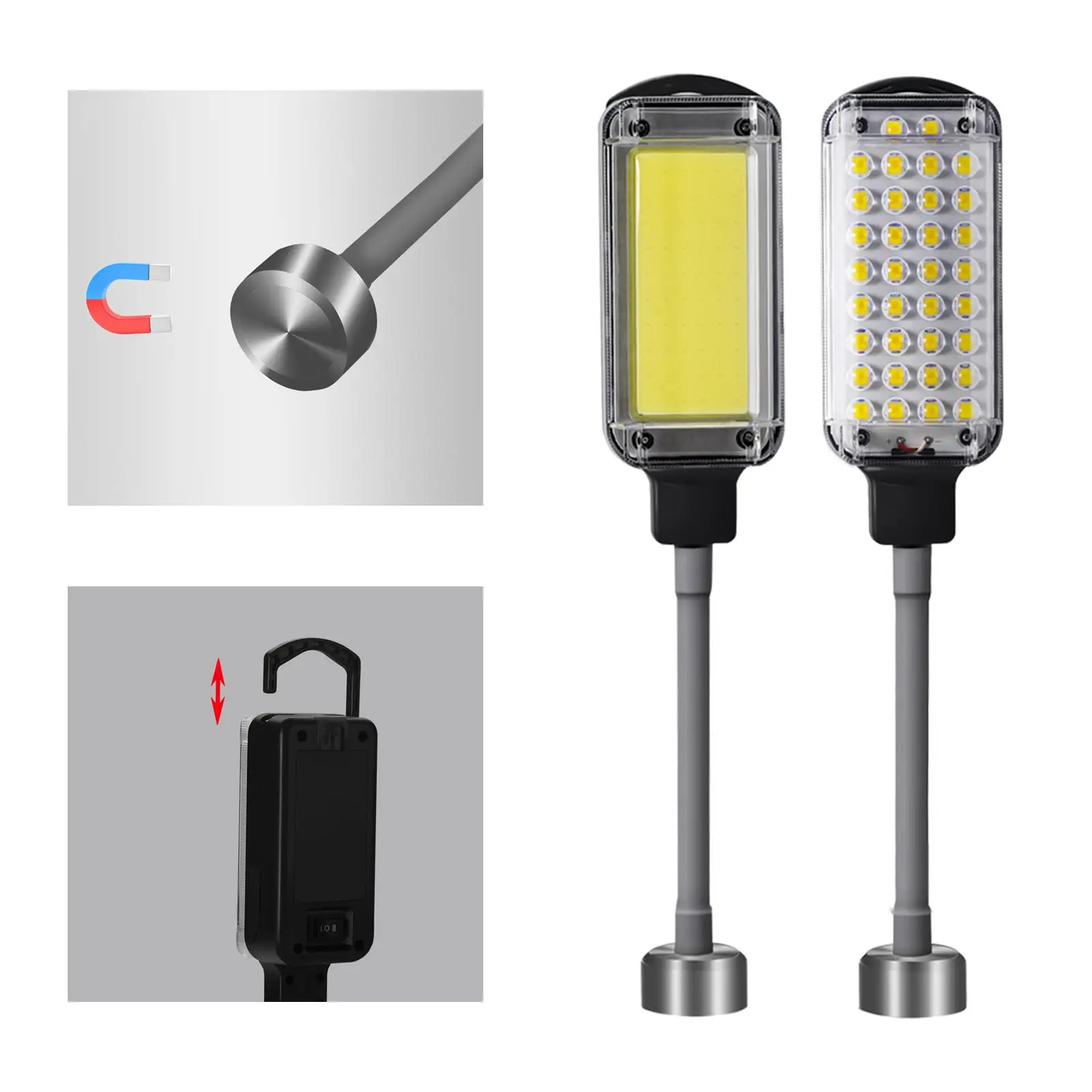 LED Work Light, Rechargeable Work Light, Portable Magnetic LED Work Light,