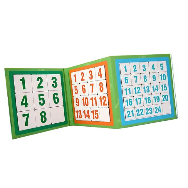 Slide números jogo de quebra-cabeça ocupado placa brinquedo educacional  ferramenta de aprendizagem digital slide quebra