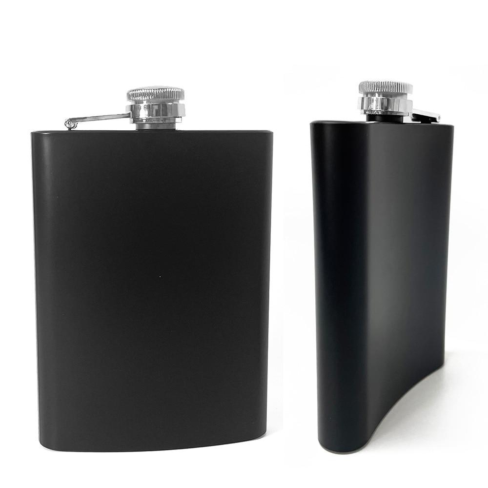 Description Picture 3 of item1Pc 8oz Portable Stainless Steel Hip Flask Flagon Whiskey Wine Pot Leather Cover Bottle Funnel Travel Tour Drinkware Wine Cup