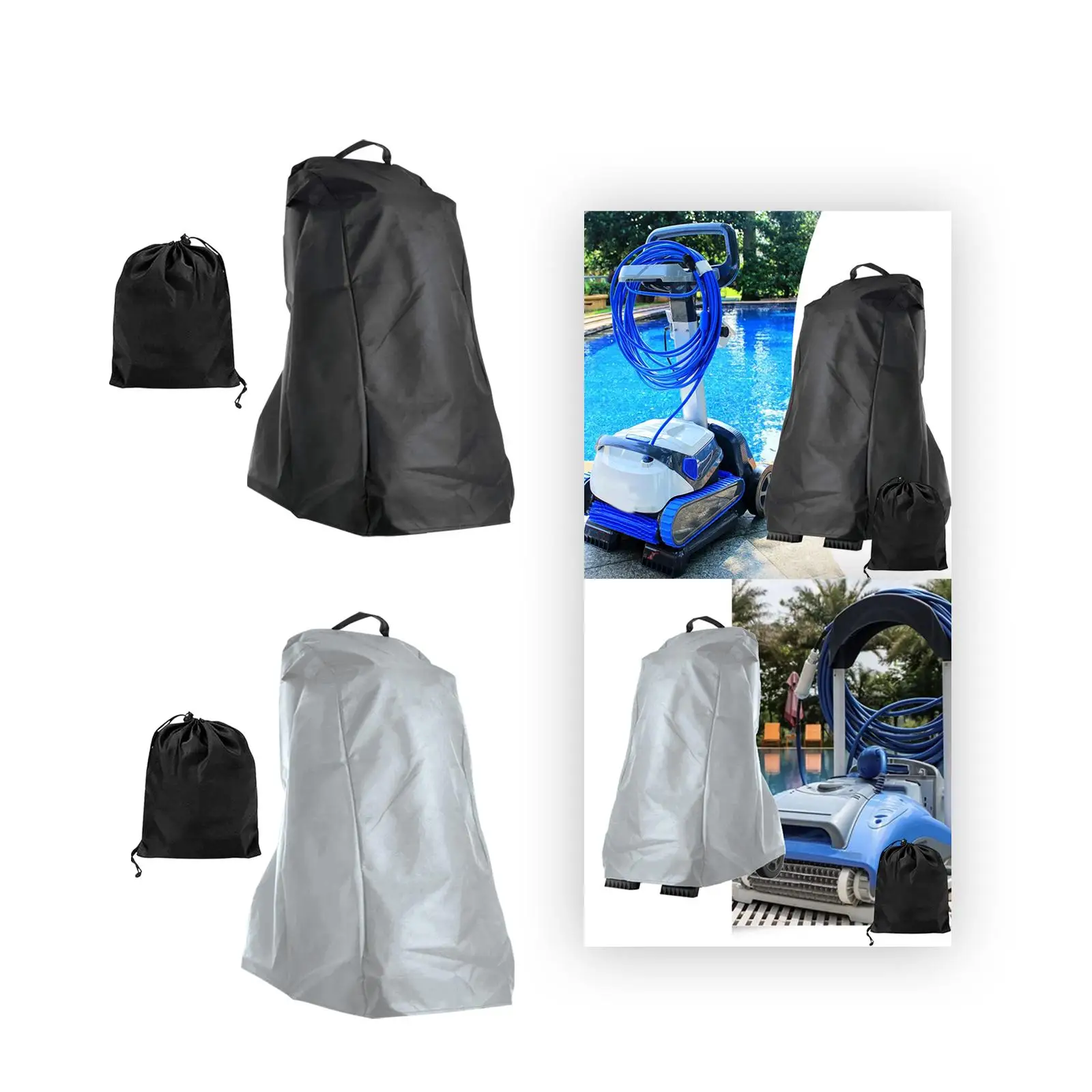 Pool Cleaner Cover Outdoor Pool Cleaner Caddy Cover for Robotic Pool Cleaner