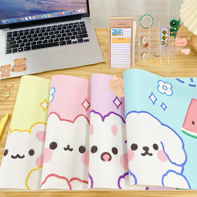 Cats Cute Kawaii Mouse Pad Large Desk Pad Office Desk Accessories,office  Decor For Women Desk Organizers And Accessories,computer Laptop Gaming Pads  For School Office Home - Temu