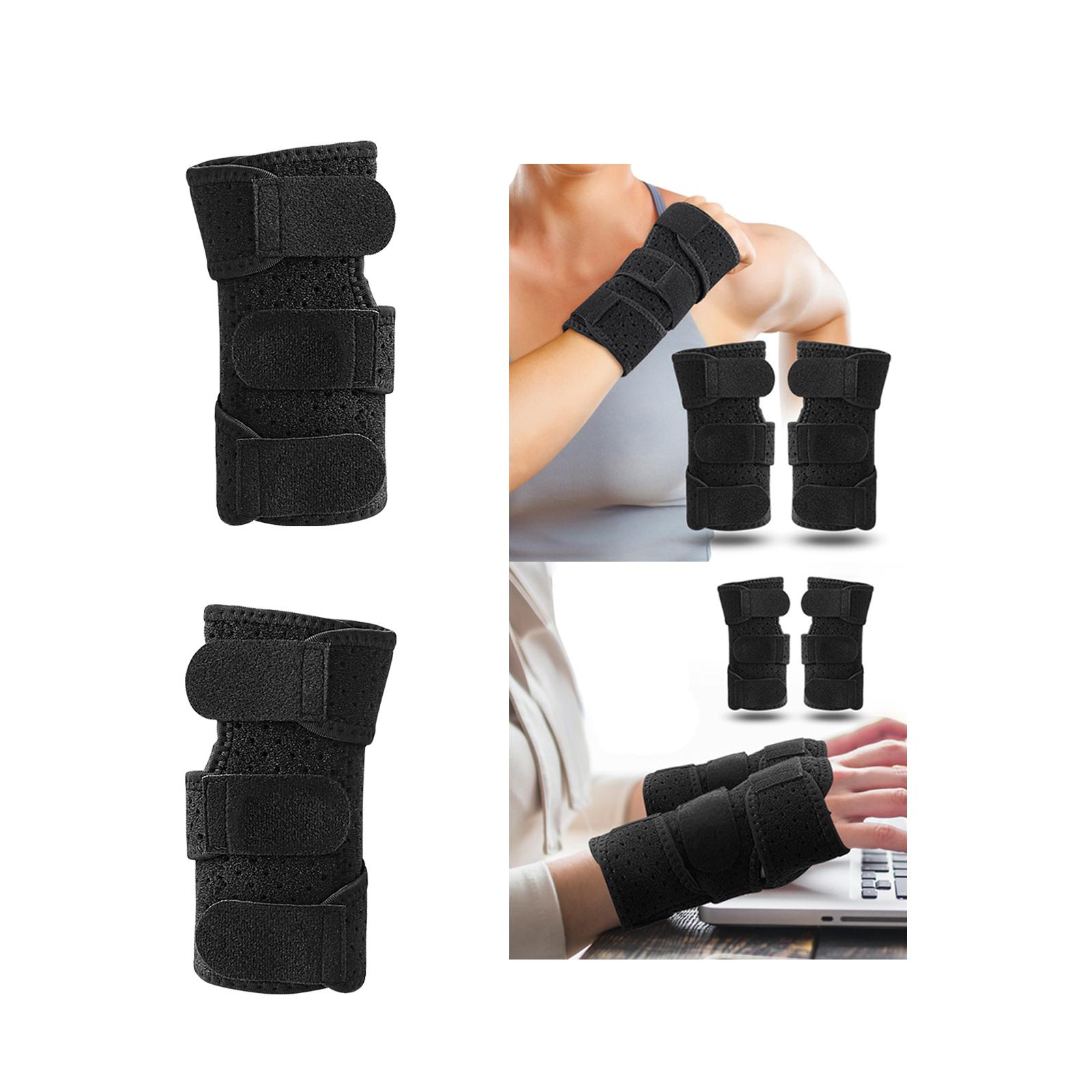 Wrist Brace for Carpal Tunnel Sports Wrist Guard Comfortable Wrist Wraps for Exercise Basketball Fitness Weight Lifting Adults