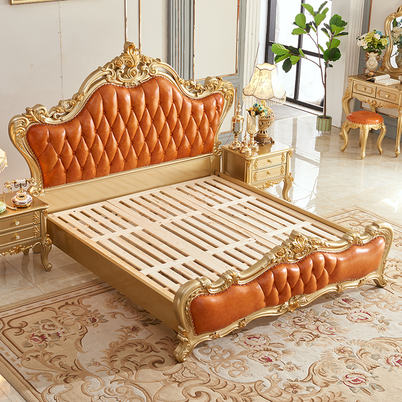 Title 4, Master Wooden Modern Bed European Soft Storage ...