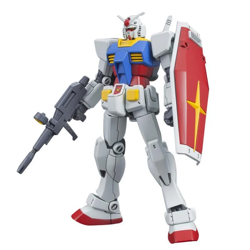 Bandai Original Gundam Model Kit Anime Figure HGUC 1/144 RX-78-2 EFSF  PROTOTYPE CLOSE-COMBAT Action Figures Toys Gifts for Kids