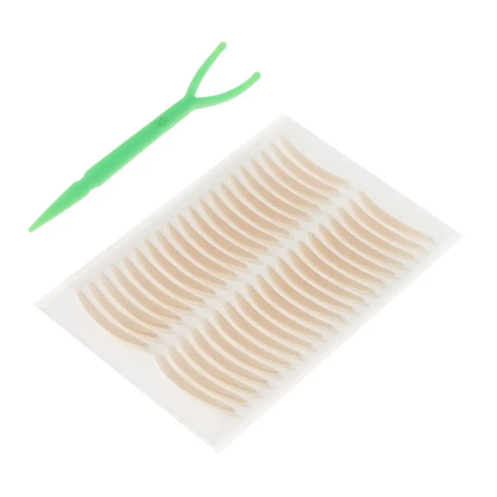100 Pairs Invisible Mesh Skin Color  Double Eyelid Tape Sticker