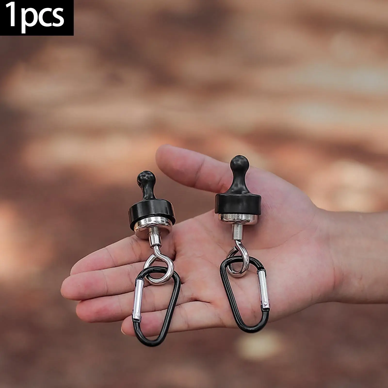 Hanging Buckle Carabiner Sticky Hook Rust Proof with D Shape Buckle Portable for Outoor Tent Canopy Backpacking BBQ
