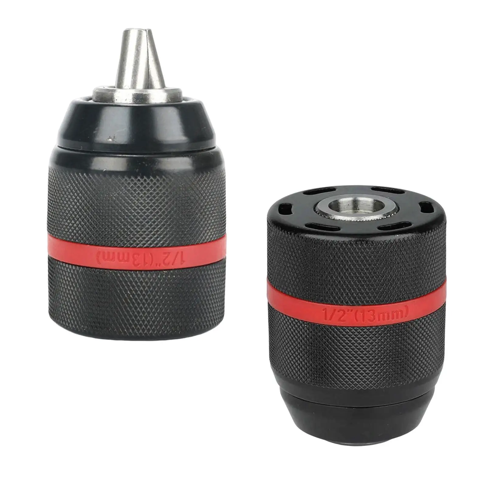 13mm Keyless Drill Chuck Adapter Durable Convenient Practical Metal Heavy Duty Conversion Adapter for Multiple Purposes Drills