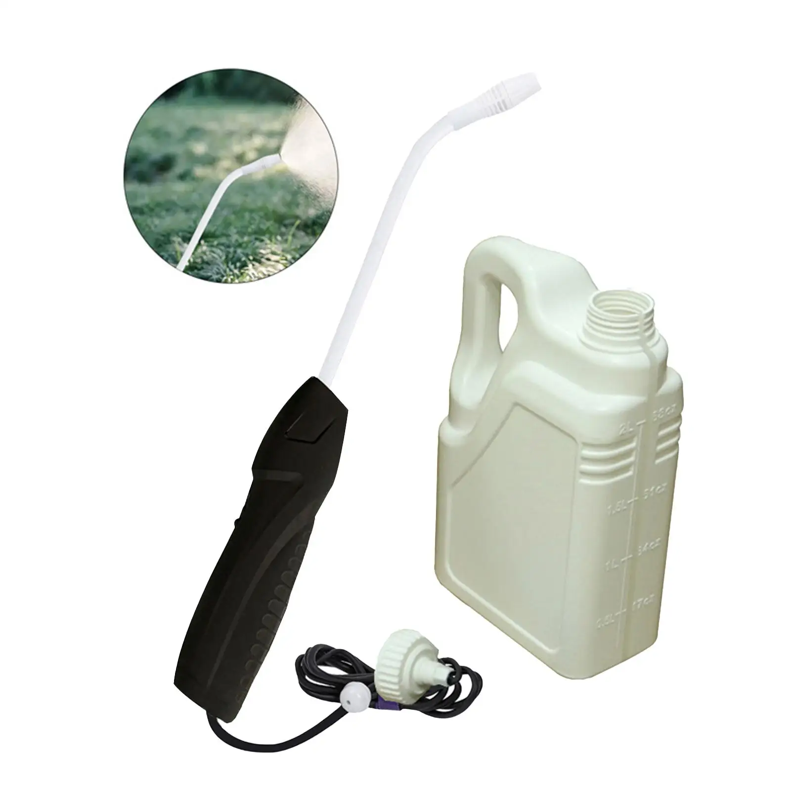 Rechargeable Spray Mister and Water Hose Flexible Electric Sprayer for Garden Outdoor Car Washing Plant Watering Yard