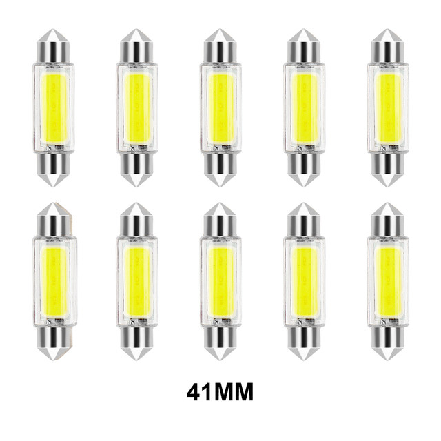 Bombilla LED para Interior de coche, luz para espejo de tocador, cúpula de  lectura, número de puerta, Chip xbd-chip, 31mm, 36mm, 39mm, 41mm, C10W,  C5W, 2 uds. - AliExpress