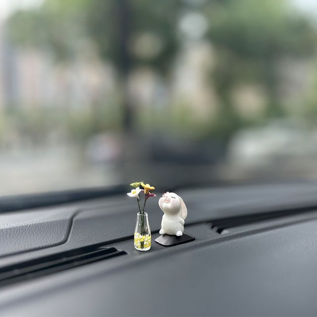 Cute Mushroom Car Dashboard Decor - Funny Rear View Mirror Ornaments For Car Interior Accessories 617656