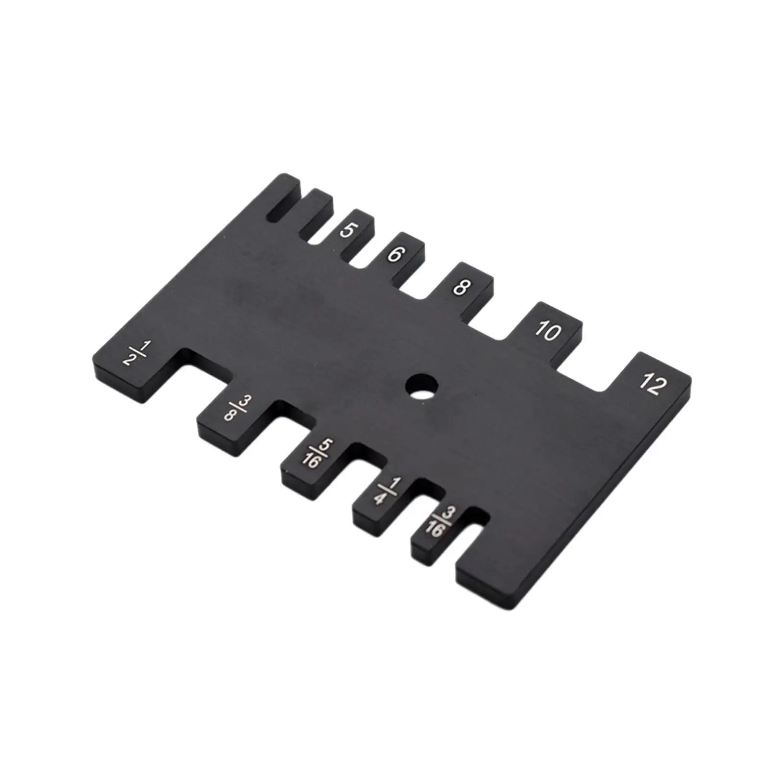 Aluminium Insert Plate Gauge Guide Durable Professional Trimmer Tools for Wood Trimmer