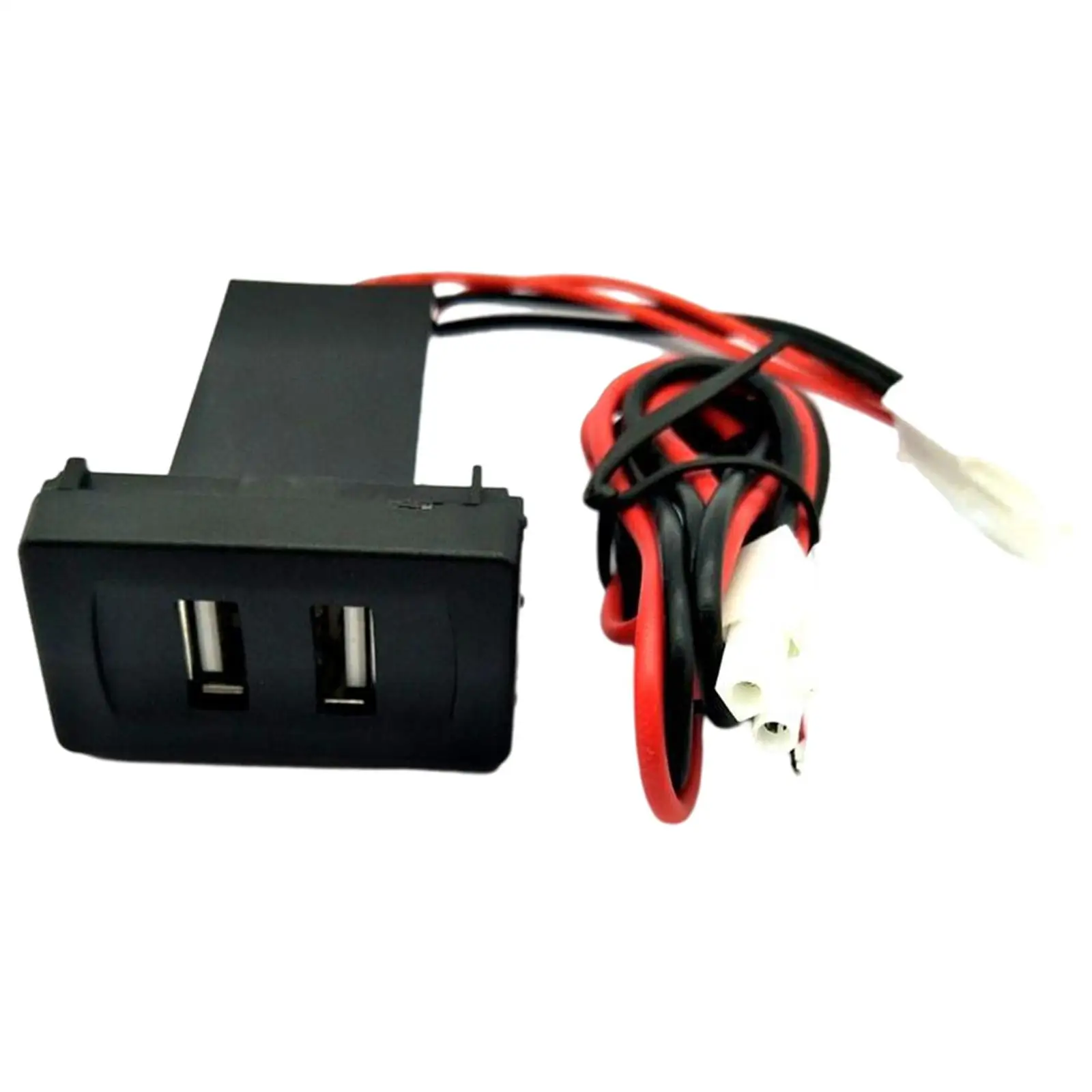 Auto Car Charger Dual Port USB Fast Charge Repair Part Wiring for vw T4