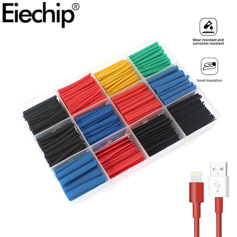 Assorted Heat Shrink Tube para DIY, Thermoresistant