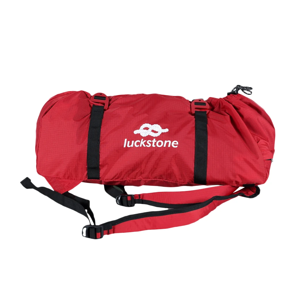 Folding Nylon Climbing Holder Storage Backpack + Ground Sheet