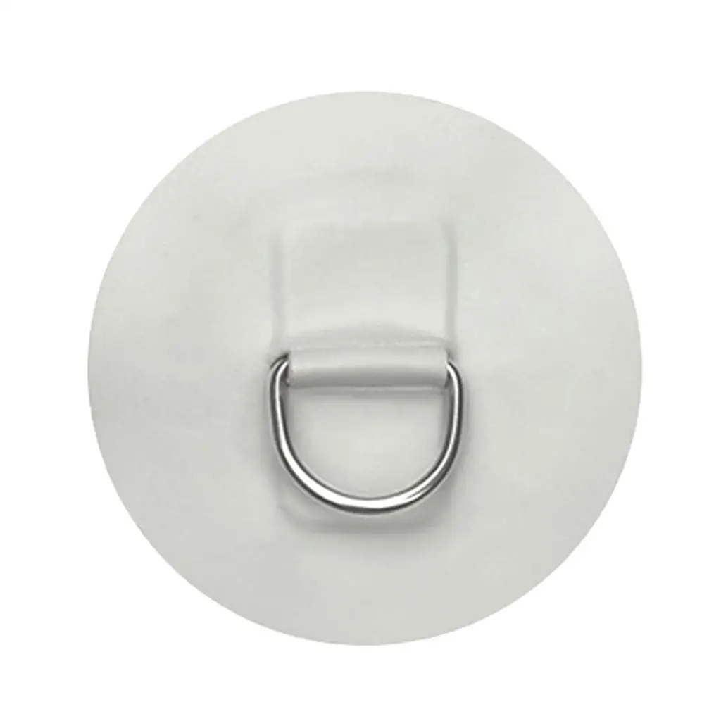 D-ring patch - Hypalon 110mm WHITE - HEAVY DUTY inflatable boat
