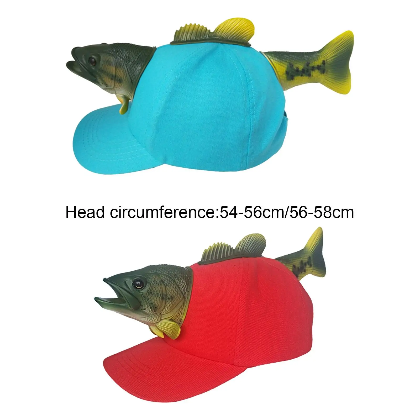 Novelty Baseball Cap for Men Women Performance Unisex Funny Parent Child Casual Fishing Fisherman Gift Adjustable Party Fish Hat