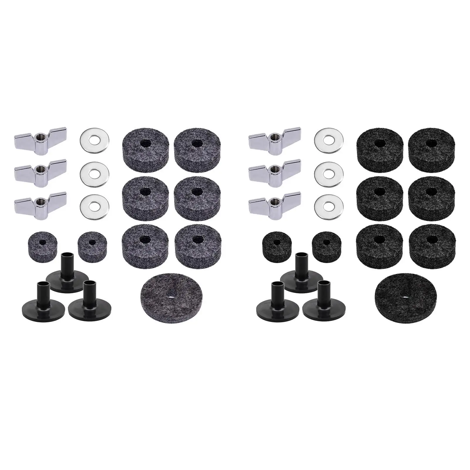 Drum Sets Replacement, Cymbal Felt Washer Replacement Kit, Drum Accessories, for Musician