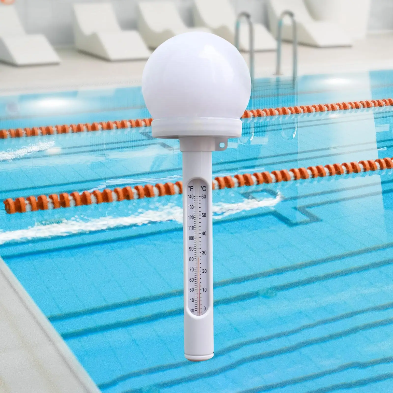 RGB Color Changing Pool Thermometer Floating Digital for Swimming Pool