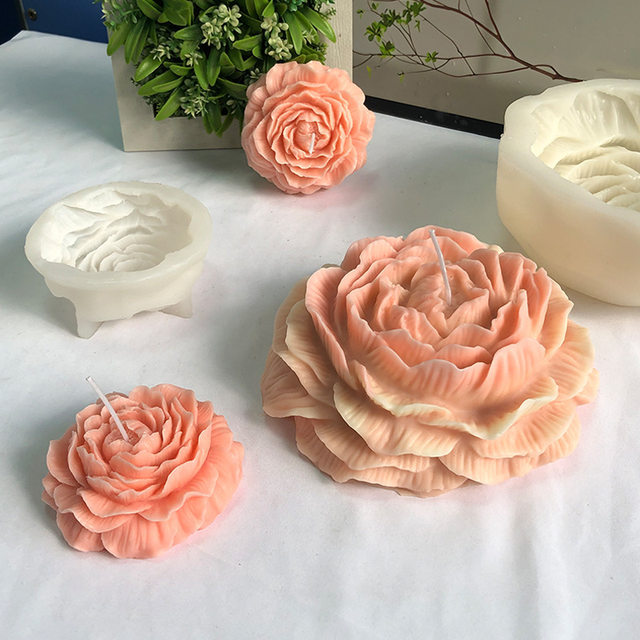 Peony Flower Silicone Mold Silicone Can Be Used To Make - Temu