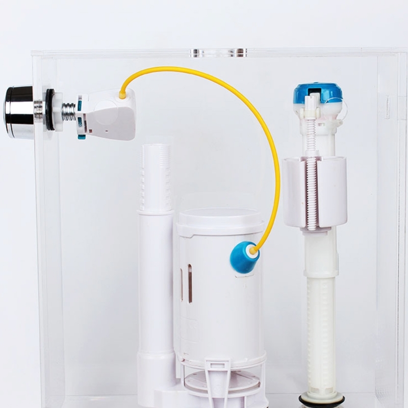 Description Picture 3 of itemLine Control Double Row Drain Valves Double Flush Toilet Tanks Valves Efficient Water Tanks Accessory for FlushingToilet