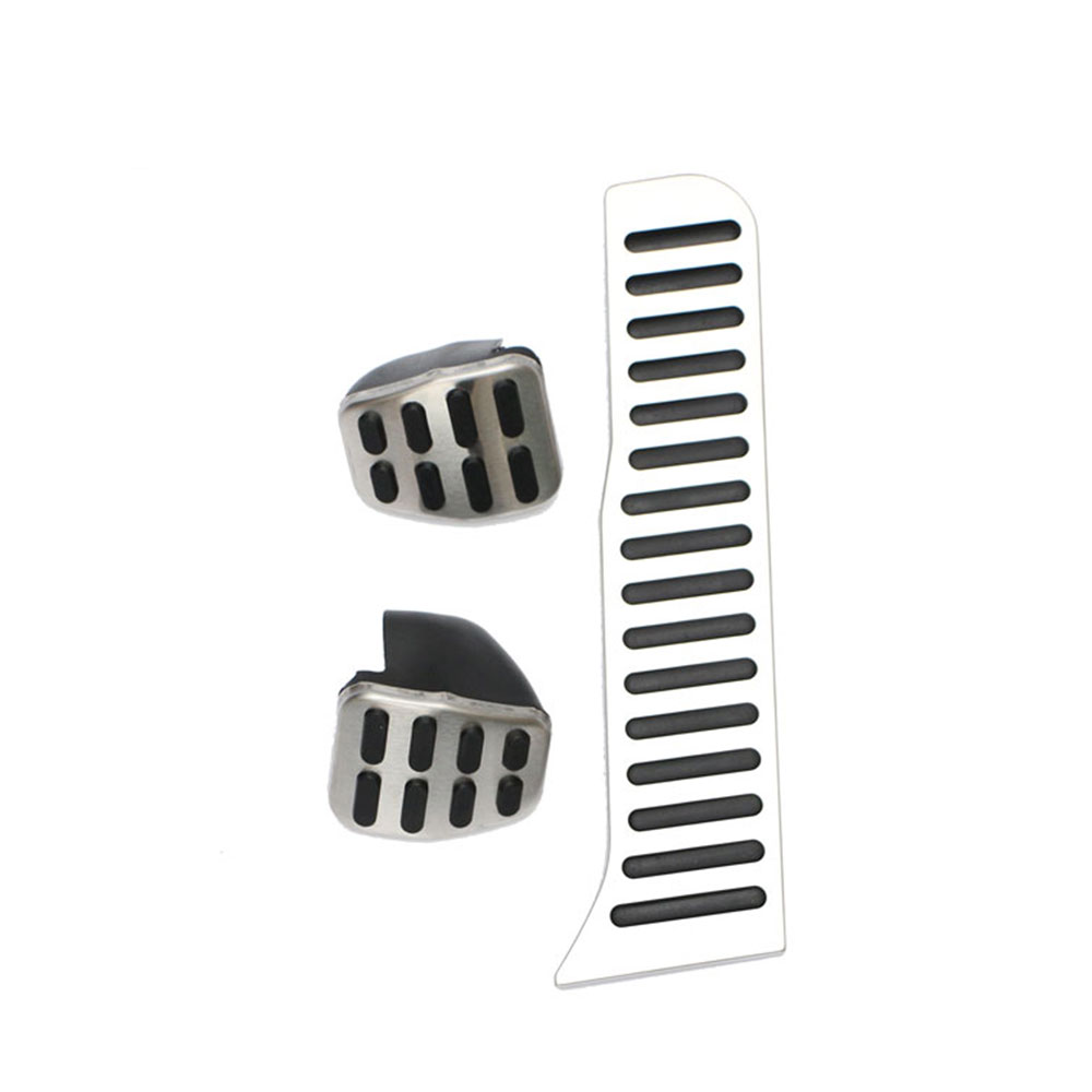 Edelstahl LHD Auto Pedale für Volkswagen Vw Jetta MK6 2012–2017 Kraftstoff Gas Pedal Pads Dead Foot Rest AT MT Pedal Abdeckung – Detail 2