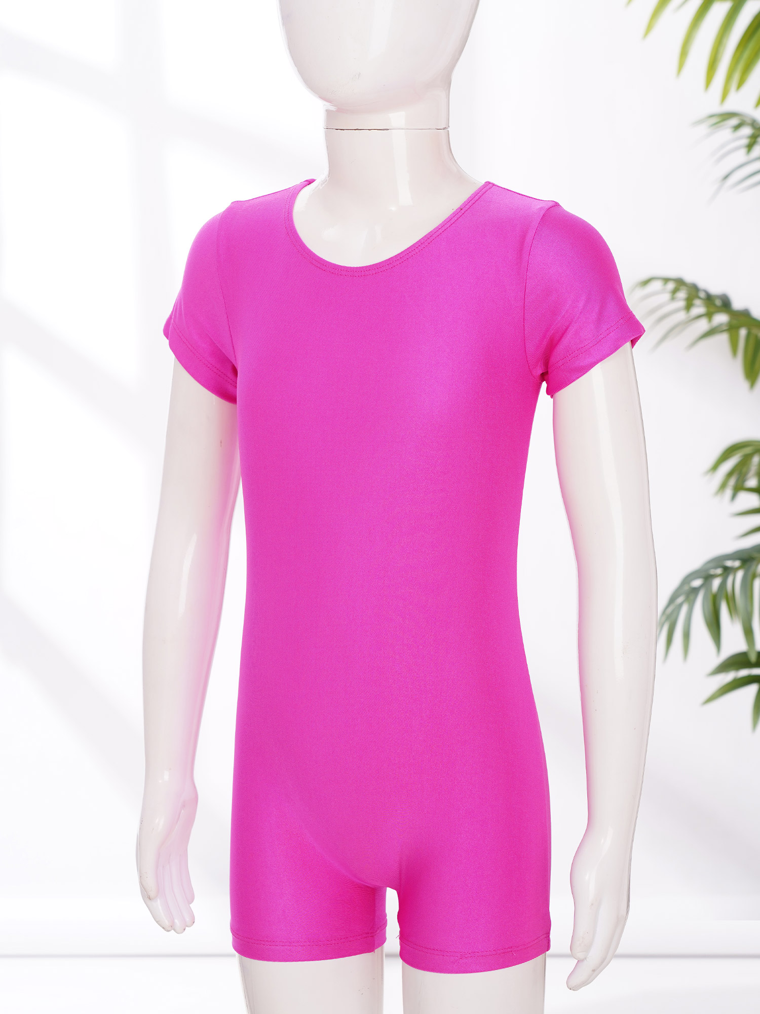 Kinder Mädchen Ballett Trikot Bodys Ballett Kostüm Kurzen Ärmeln Ballett Dance Gymnastik Trikot Overall Unitard Dancewear – Detail 29