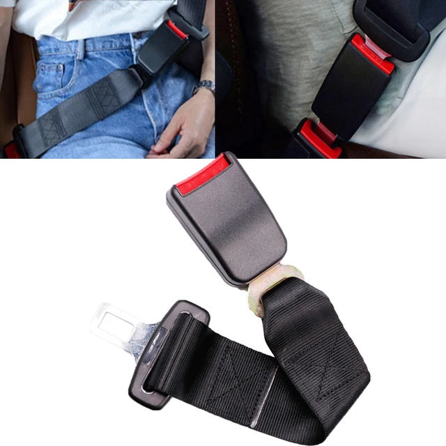 Seat Belt Extension Extender For 25mm Wide Buckle Add 220mm length -  AliExpress