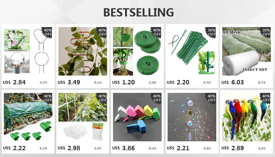 Plant Ties Nylon Plant Bandage Tie Home Garden Plant Shape Tape Hook Loop  Wrap Support Accessories