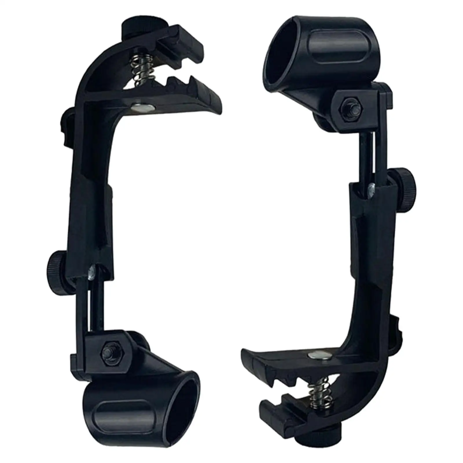 Drum Microphone Clamp Holder Adjustable Accessories Sturdy Drum Rim Clamp Plastic for Mount Microphone Meeting Recording Lecture