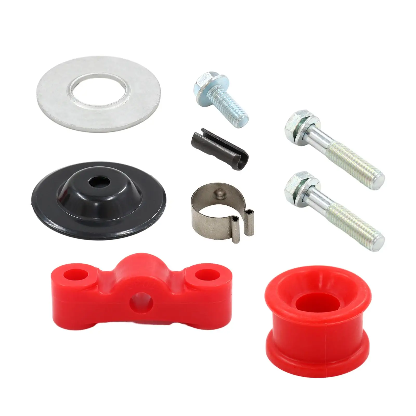 Red Shift Linkage Bushings Kit Durable C Clip and Bolt for Honda Crx Civic Stable Performance High Reliability