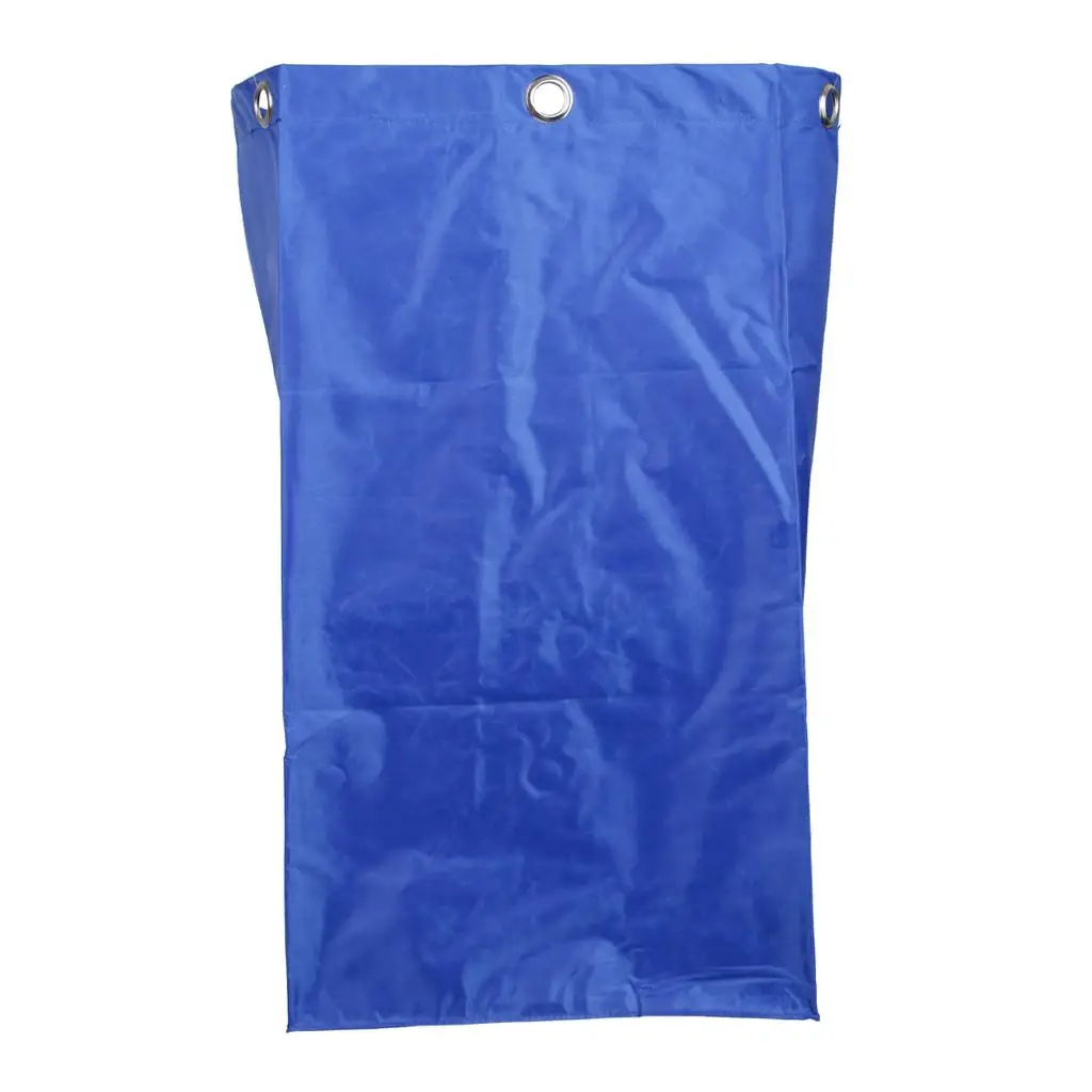 Janitorial Cart Bag 40x28x69cm Housekeeping Cleaning Tool Cloth Case Blue