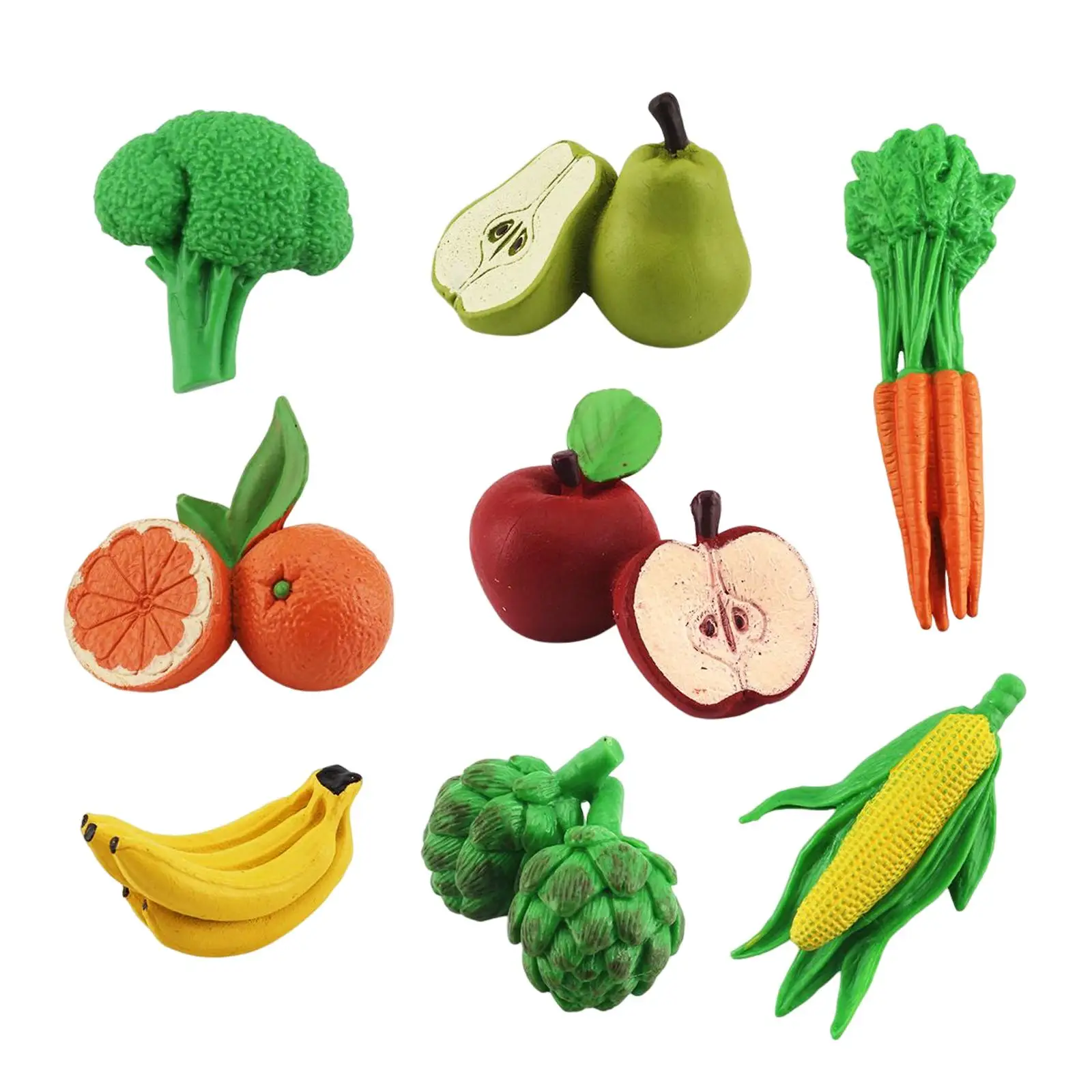 Simulation Vegetables Fruits Decoration Photography Props Crafts for Party Home Living Room Decoration Ornament