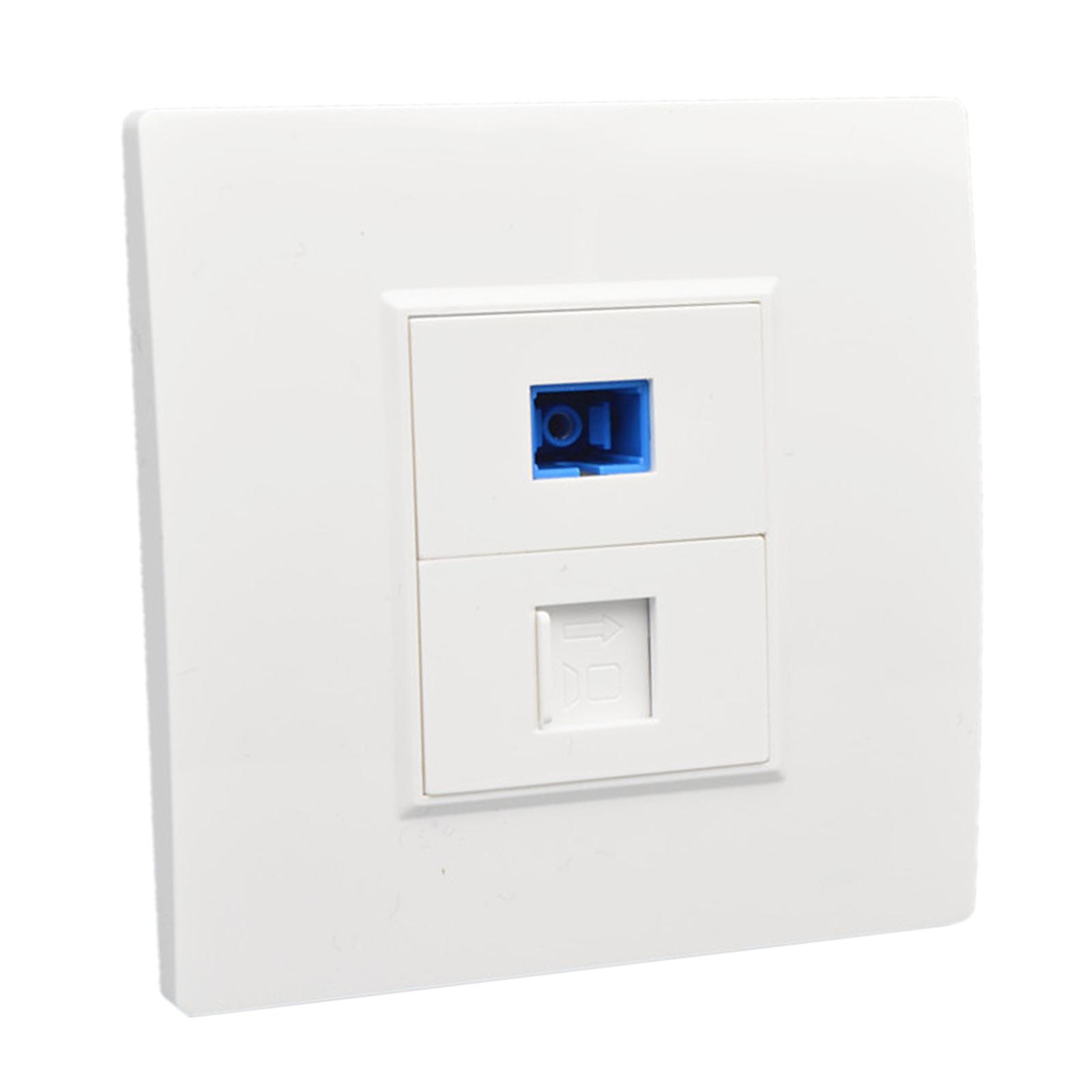 Network Wall Plate Outlet Devices Optical Interface for Cable Installation Computer