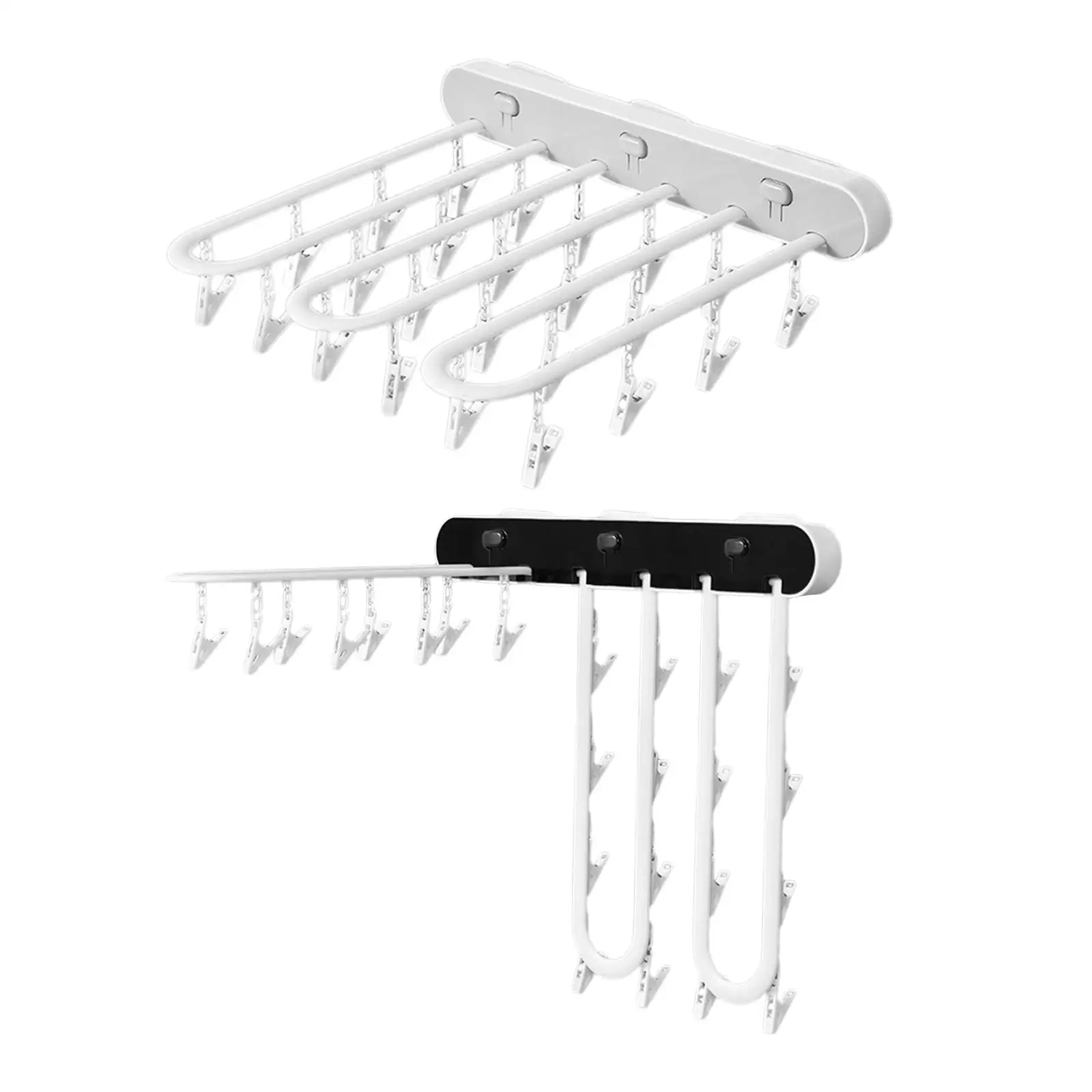 24 Clips Underwear Hanger Bra Hangers  Dryer Folding Multifunctional Drying Racks for Scarves Tank  Space-Saving