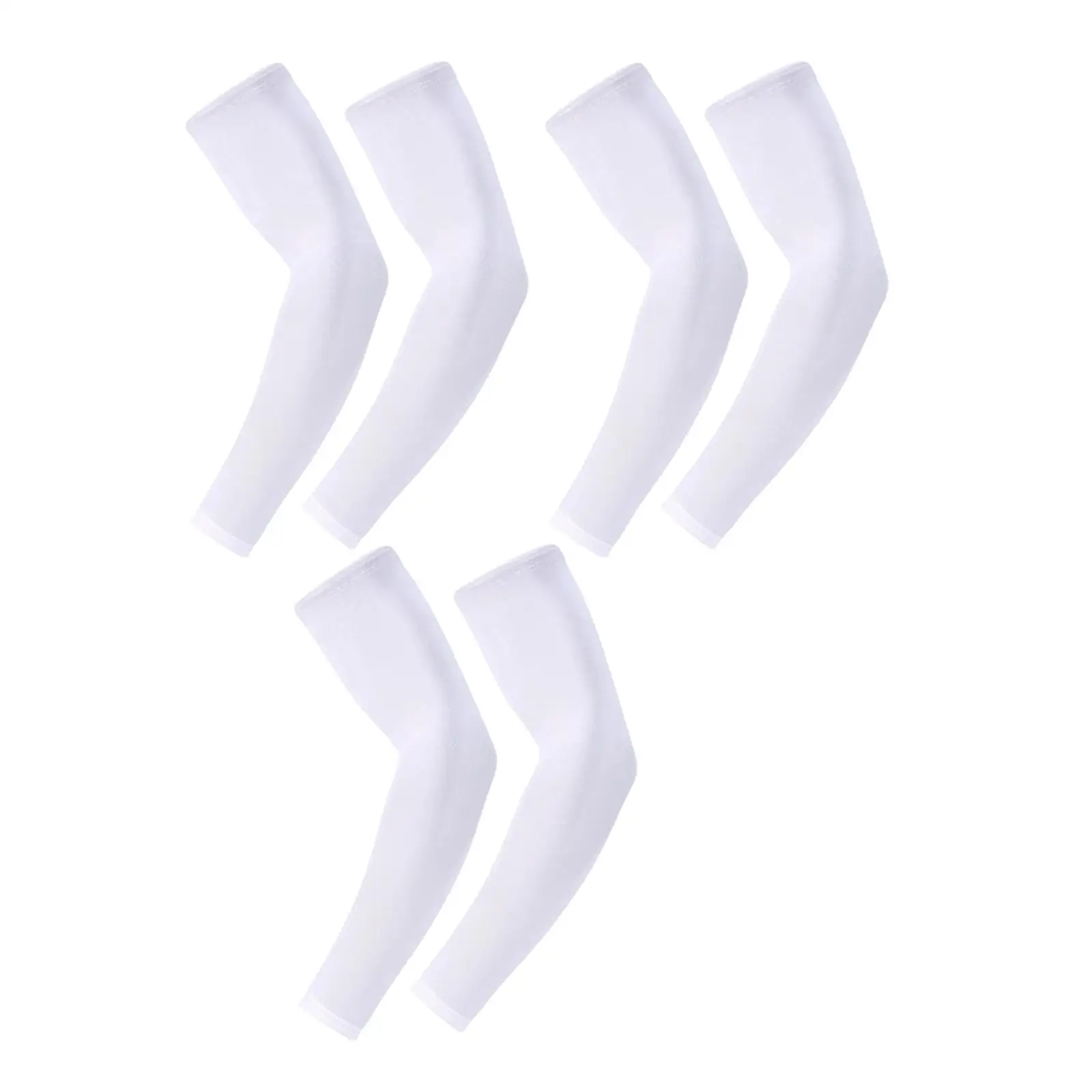 6Pcs Unisex Cooling Arm Sleeves Tattoo Cover up Camping UV Protection Sports for Outdoor Running Kids Football Tennis