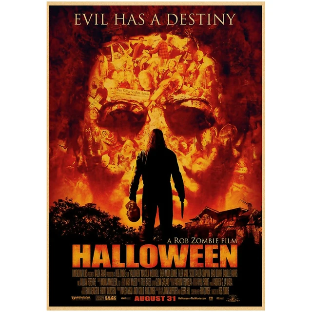 Big Poster Filme Michael Myers Halloween LO07 Tam 90x60 cm