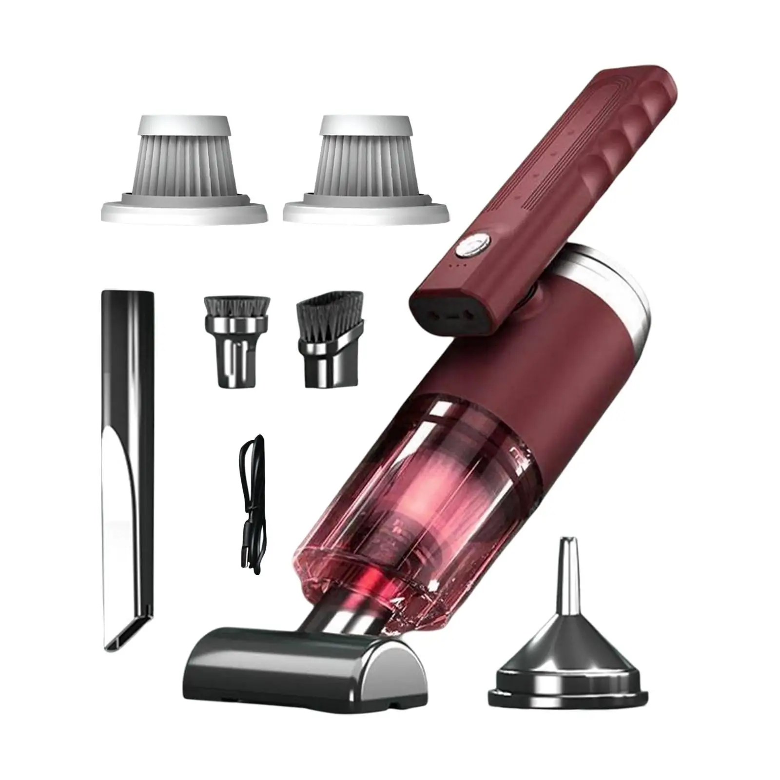 Car Vacuum Cleaner, Mini Vacuum Cleaner, Rechargeable Dust Collector Powerful