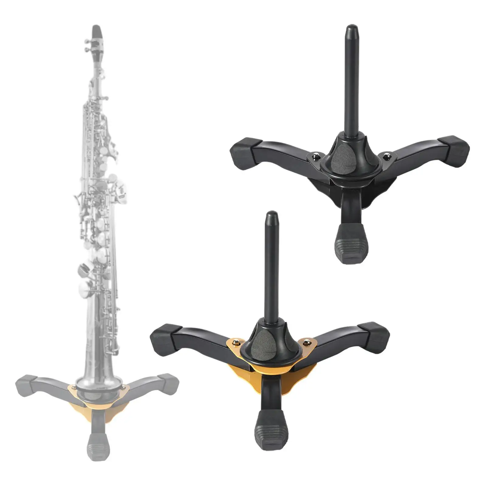 Clarinet Stand Holder Wind Instrument Stand, Detachable Portable Tripod Holder Stand Bracket for Rehearse Exercise