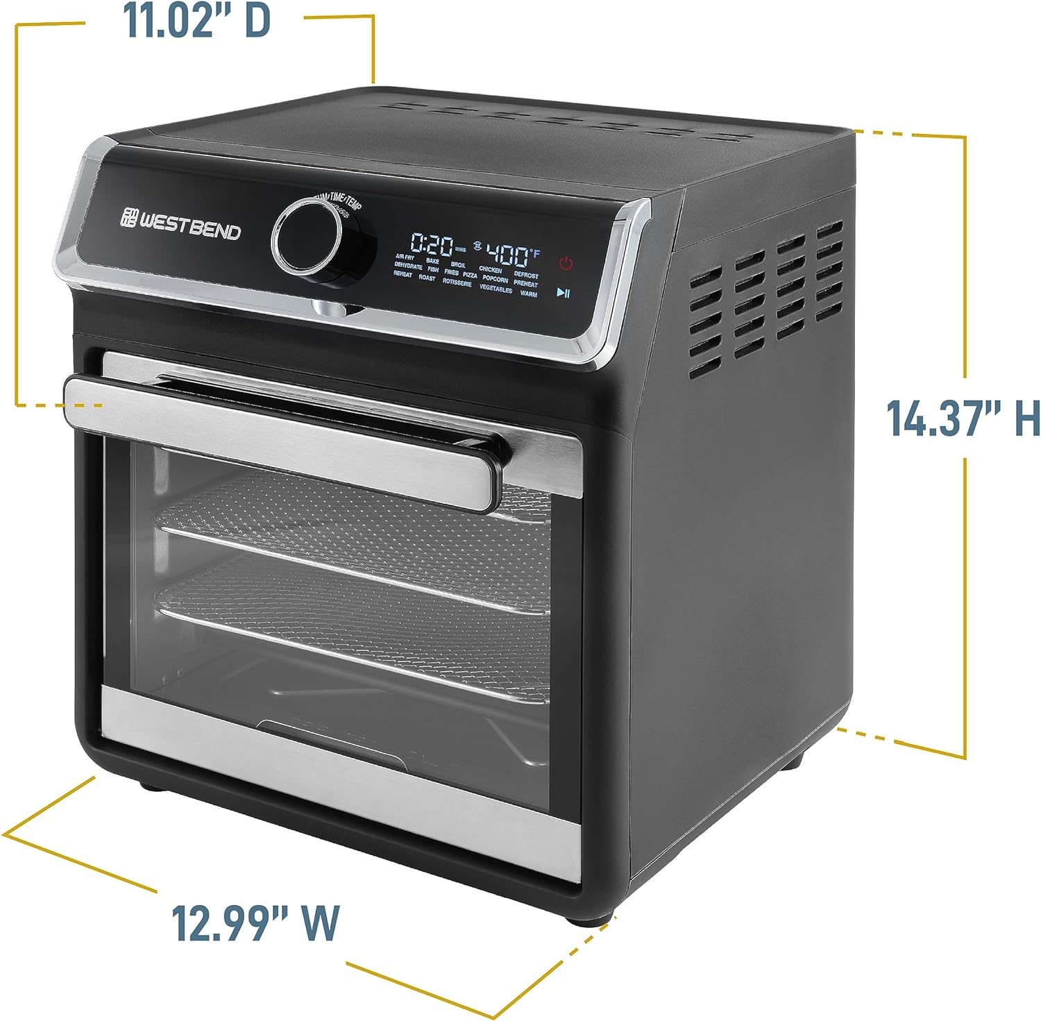 Title 4, West Bend Air Fryer Oven 15-Quart with Digital ...