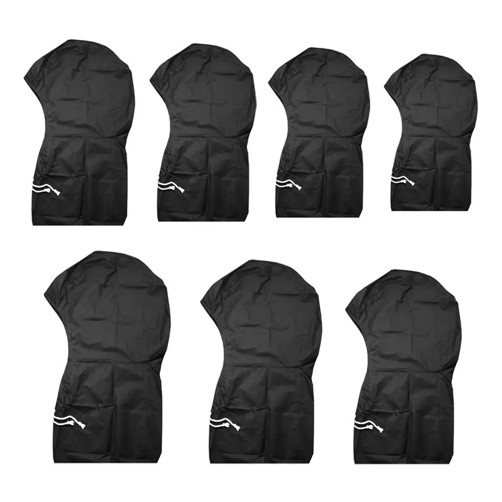 600 Cloth Outboard Motor Cover Waterproof Boat Motor Covers Black