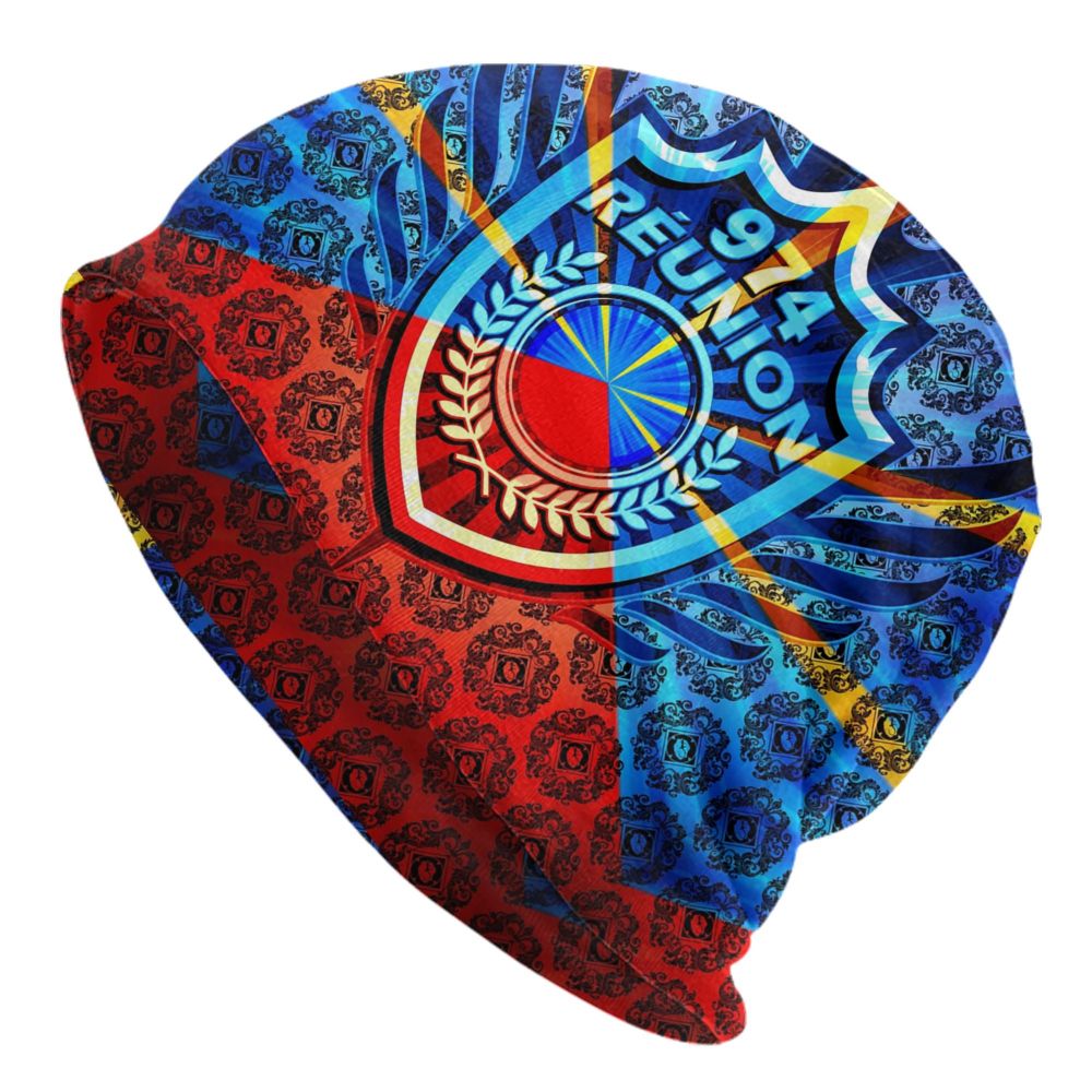 Benutzerdefinierte 974 Reunion Island Signature 7 Maveli R Skullies Beanies Caps Cool Winter Warm Damen Herren Strickmütze Erwachsene Motorhaube Hüte – Detail 37