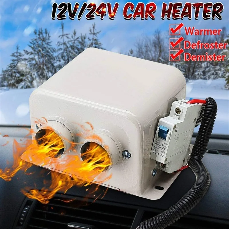 12v 24v 800w kit aquecedor de carro-tomada