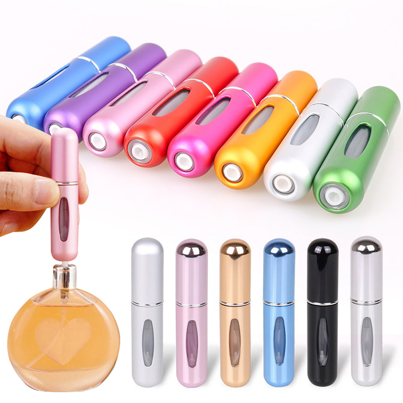 Best of 5Ml Perfume Dispenser Bottle, Portable Perfume Spray Bottle, Cosmetic Mini Aluminum Sprayer Refillable Empty Bottle For Travel Reviews & Tips