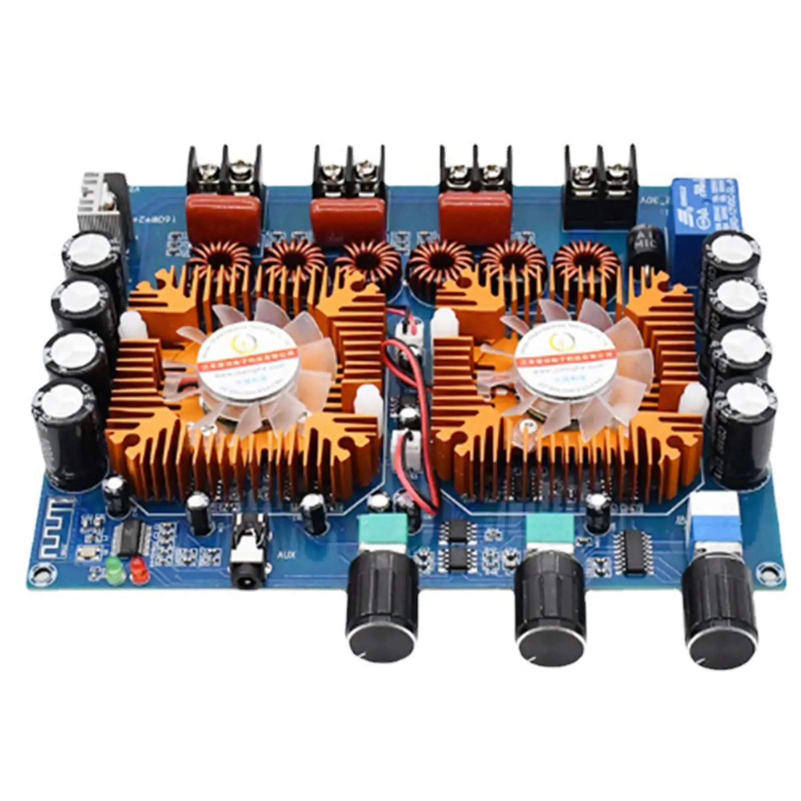   Amplifier Board  DC12-32V 160Wx2+220W TDA7498EX2 2.1 Channels Metal Durable Stereo Receiver for  Speakers