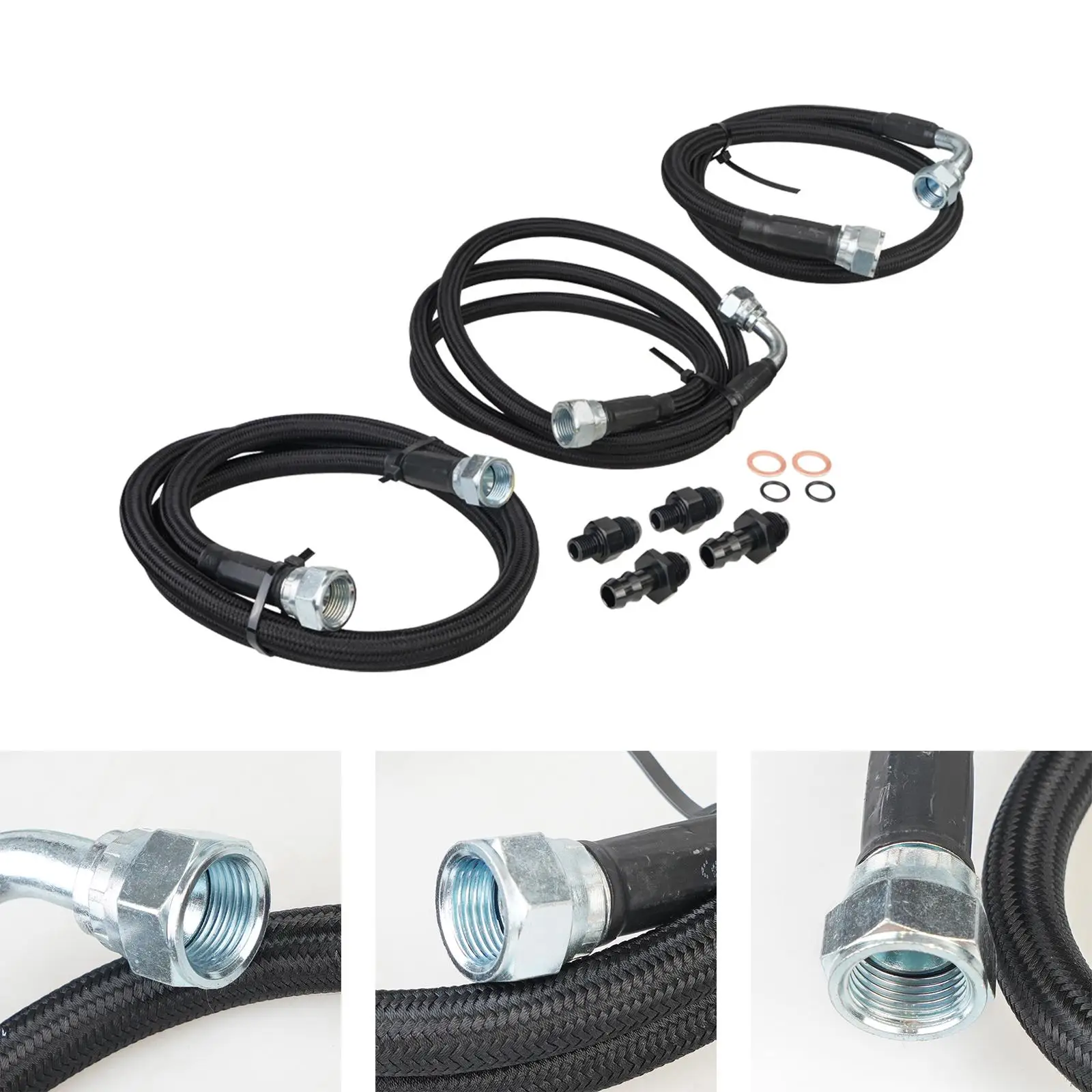 Transmission Cooler Hoses Lines Kit Accessories for Dodge RAM 2500 3500