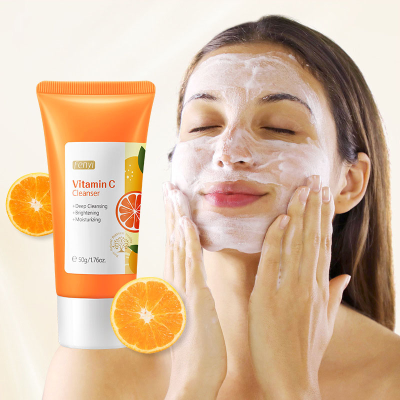 Best of Vitamin C Facial Cleanser Skin Cleansing Moisturizing Anti Acne Blackhead Remove Skincare Face Wash Foam Face Cleanser Skin Care Reviews & Tips